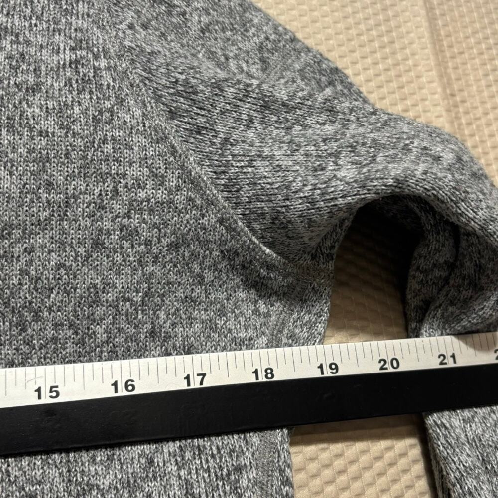 Patagonia Women's Sweater 1/4 Zip Fleece Pullover Size Medium Heather Gray - Picture 10 of 12